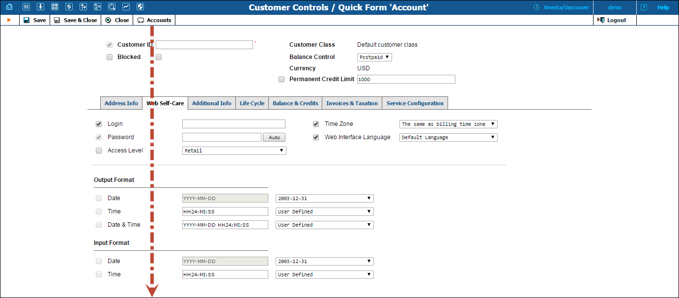 Add / Edit Quick Form - MR65
