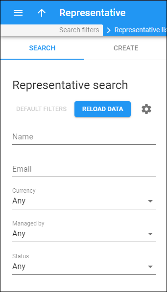Representative search