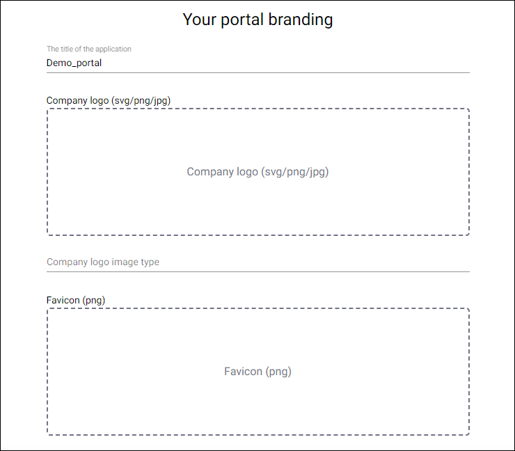Your portal branding