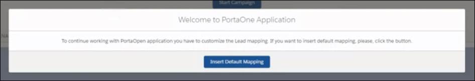 Customize the Lead mapping