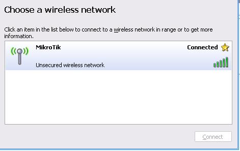 Choose a wireless network