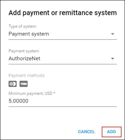 Add payment system